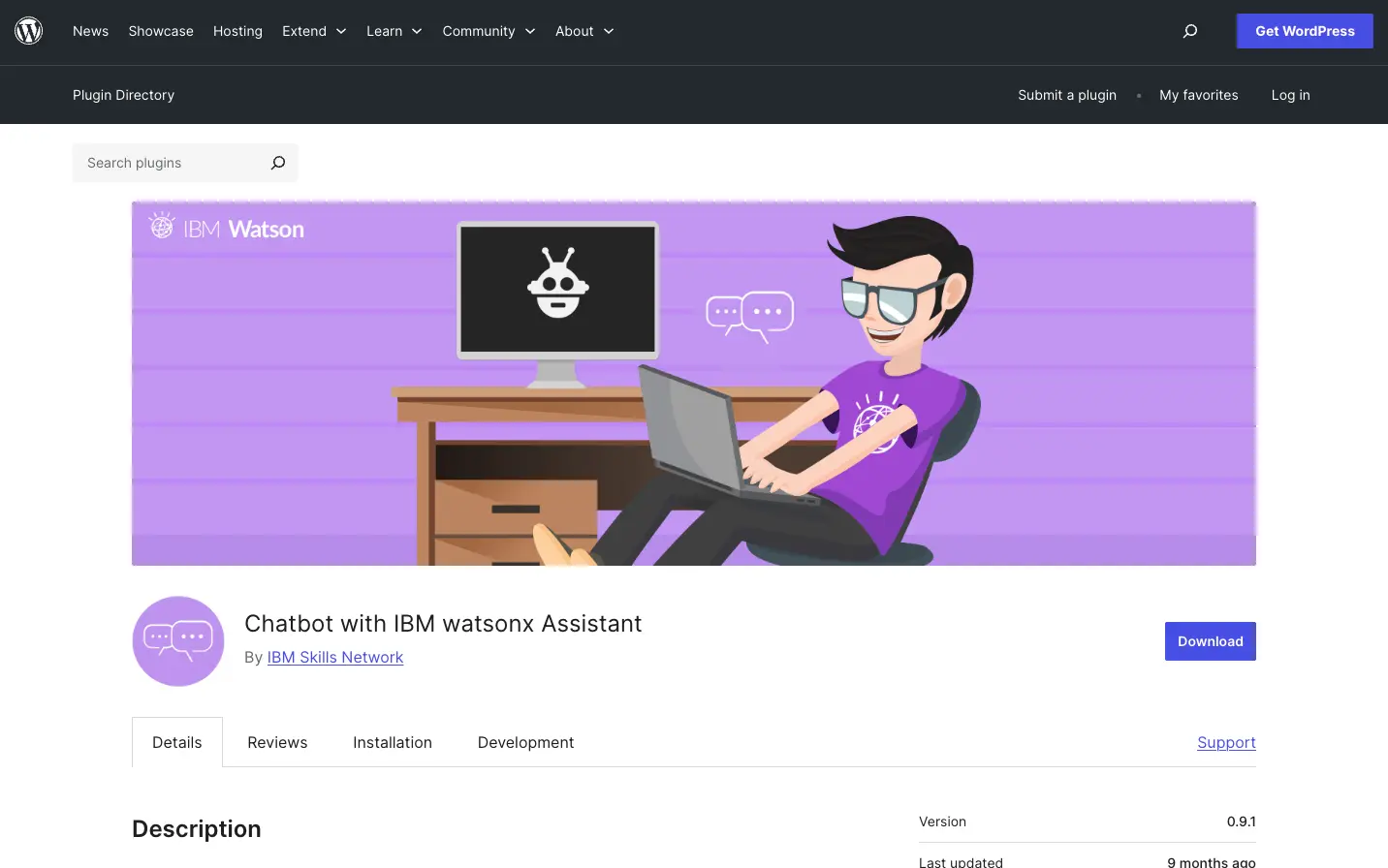 IBM Watson Chatbot WordPress