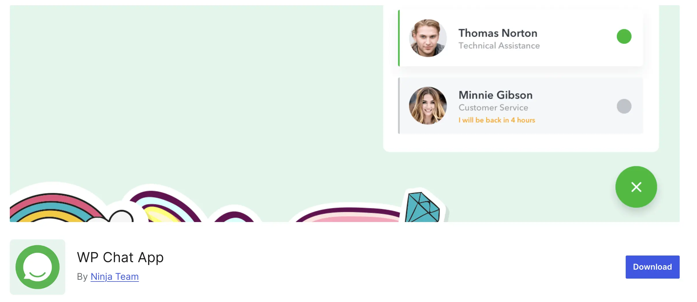 WP chat app plugin wordpress