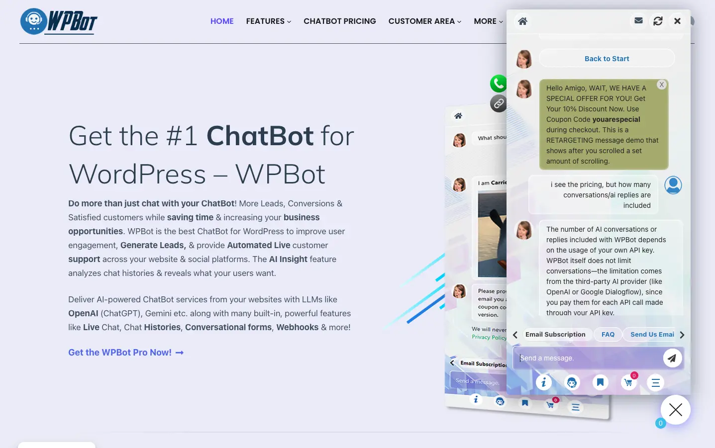 WPBot AI ChatBot
