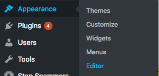 wordpress-apperance-editor