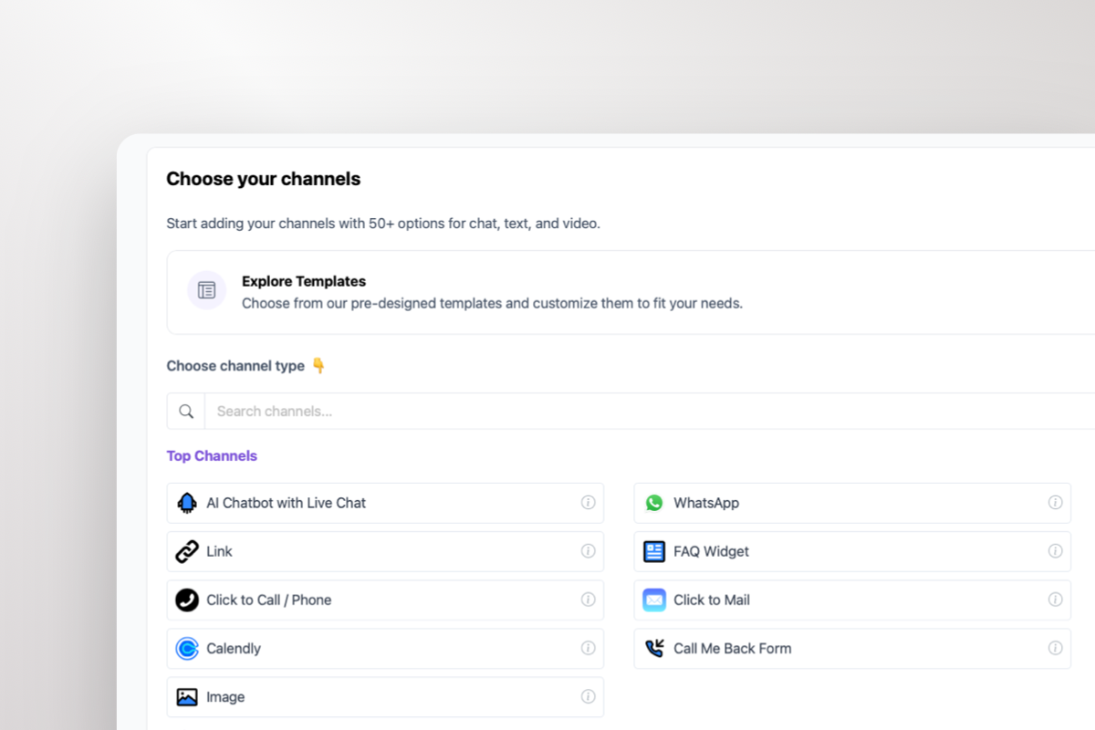 Boei 50+ Communication Channels