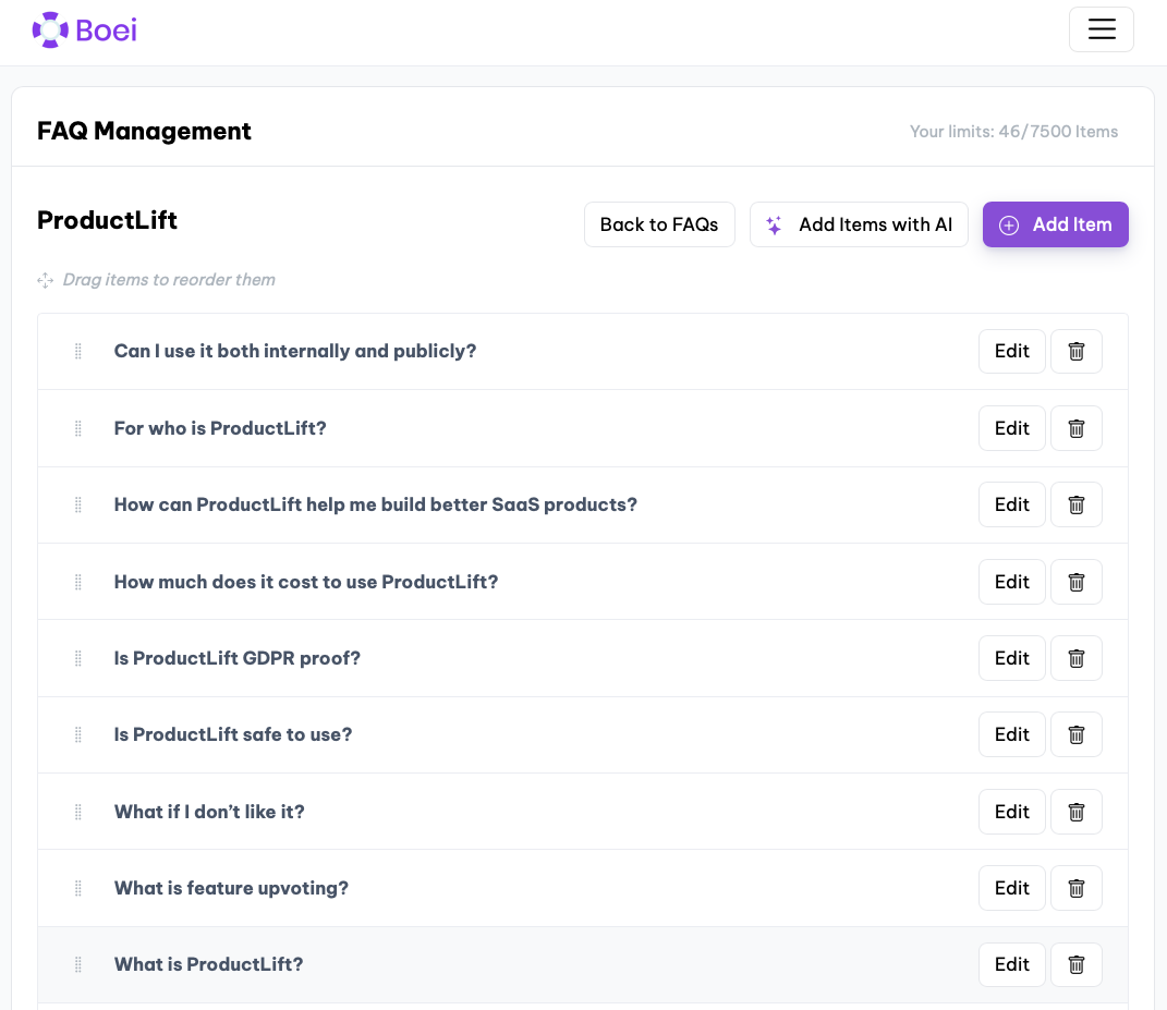 FAQ widget installation process